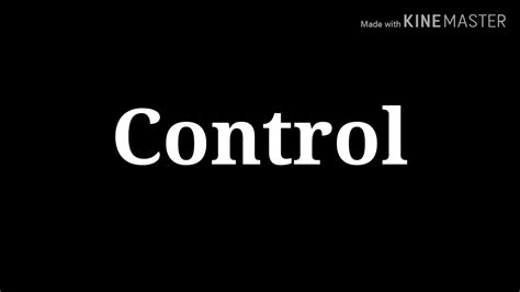 control youtube