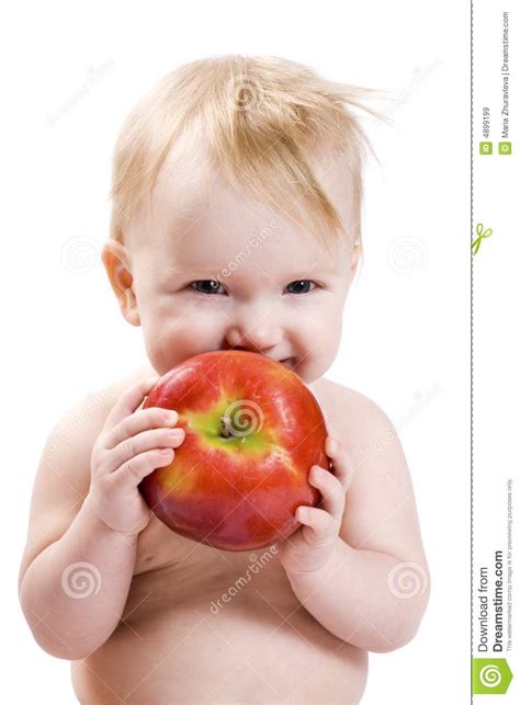 baby  apple royalty  stock images image