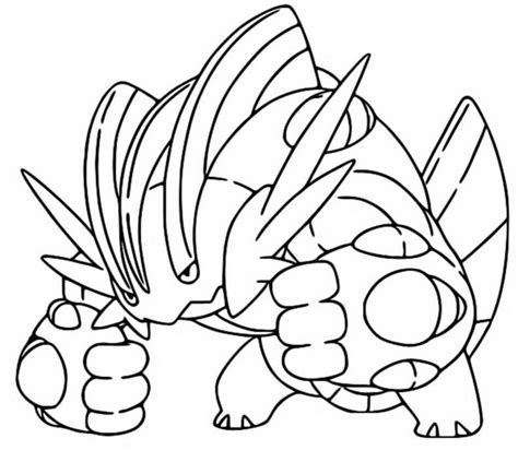mega swampert coloring pages   gmbarco