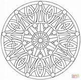 Coloring Mandala Celtic Mandalas Pages Printable sketch template