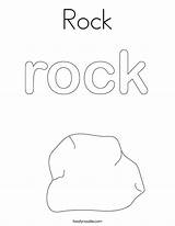 Coloring Rock Outline Built Tracing California Usa Twistynoodle Noodle sketch template