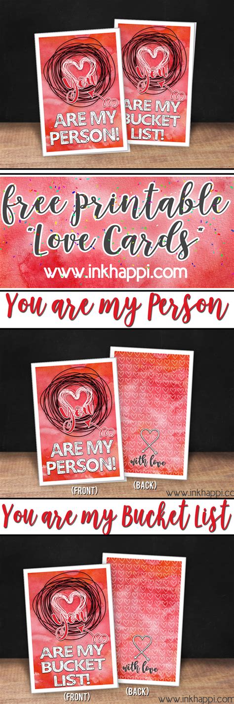 printable love cards  wed  love  recieve inkhappi