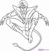 Men Nightcrawler Coloring Pages Coloring4free Printable Superheroes Coloriage Comic Drawing Drawings Getcolorings Imprimer Gratuit Outlines Color Book Yahoo Search sketch template