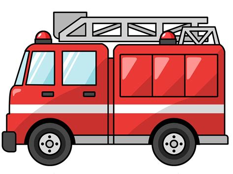 easy fire truck drawing    clipartmag