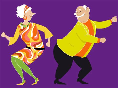 Seniors Dancing Illustrations Royalty Free Vector Graphics And Clip Art