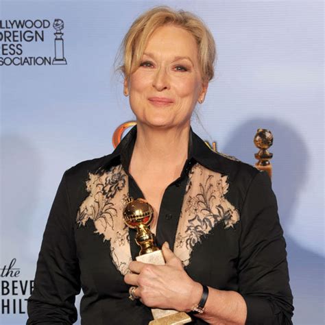Meryl Streep Golden Globes Press Room Quotes 2012