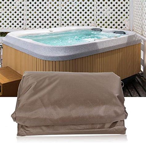 Topincn Waterproof Polyester Square Hot Tub Cover Outdoor