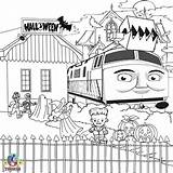 Coloring Pages Train Thomas Halloween Diesel Color Printable Percy Kids Friends Engine Tank Print Online Graphic Toys Games Getcolorings Trick sketch template