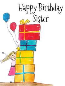 birthday card  sister  law  birthday cards bday cards