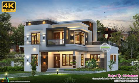 square feet  bedroom contemporary house kerala home design  floor plans  house