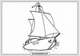 Barcos Rincondibujos Navegación sketch template