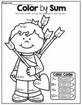 Color Valentine Coloring Kindergarten Prep Packet Worksheets Addition Number Worksheet Sum Choose Board Popular Teacherspayteachers Coloringhome sketch template