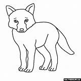 Fox Coloring Pages Baby Gif sketch template