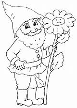 Gnome Coloring Pages Printable Garden Gnomes Sheets Craft Color Kids Colouring Print Templates Painting David Creatures Visit Fairy Paints Critters sketch template