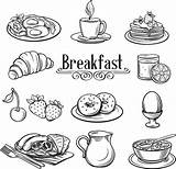 Breakfast sketch template