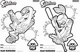Splatoon Takumi Inkling Coloringpages Danieguto Octo Schön Uploadertalk Kirby Absolute Mess sketch template