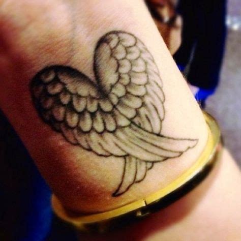 angel heart tattoo  ideas  heart wings tattoo  pinterest