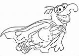 Muppets Coloring Pages Christmas Getcolorings sketch template
