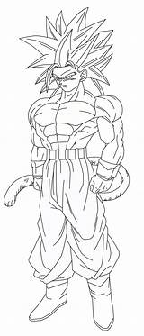 Raditz Lineart Template sketch template