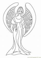 Angel Coloring Pages Angels Printable Adult Color Sheets Kids Popular Library Clipart Azcoloring Coloringpages101 Coloringhome sketch template