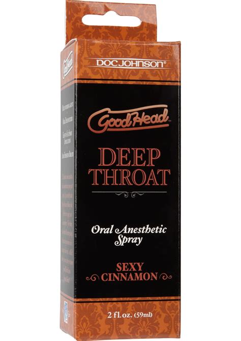 Goodhead Deep Throat Oral Anesthetic Spray Sexy Cinnamon 2