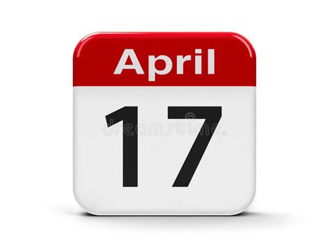 april 17th date on a single day calendar gray wood block calendar