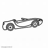 Coloring Pages Cabriolet Young Child Preschool Printable Transportation sketch template