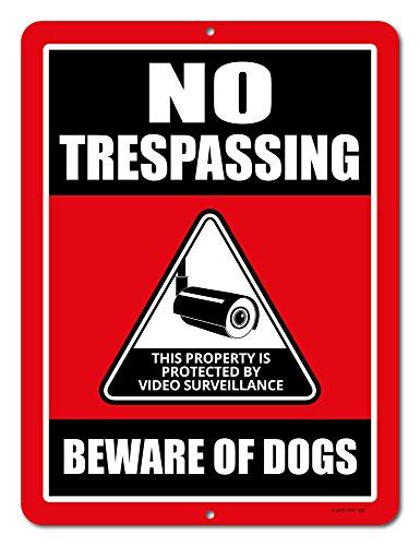 no trespassing signs this property is protected by video