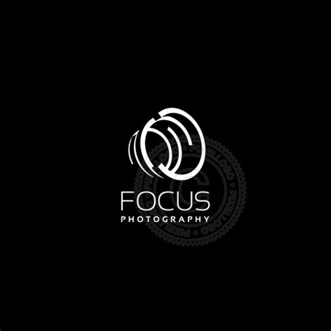 photography studio zoom lens logo pixellogo