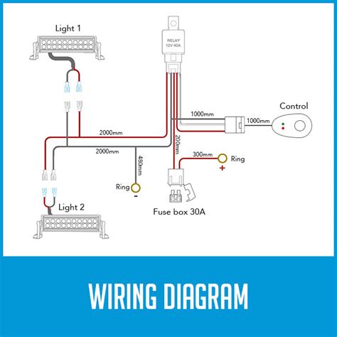 wiring loom harness  led hid fog spot work driving light   switch relay