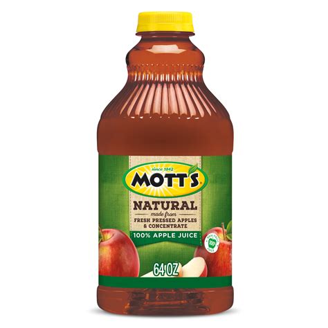 motts natural  apple juice  fl oz bottle walmartcom