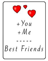 friends printable greeting cards
