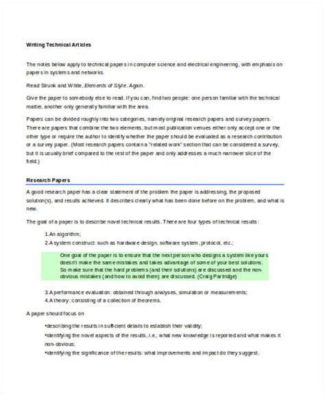writing  article examples write