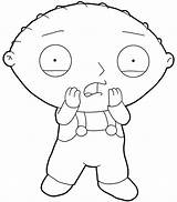 Coloring Stewie Griffin Pages Guy Family Peter Surprised Getcolorings Color Printable sketch template
