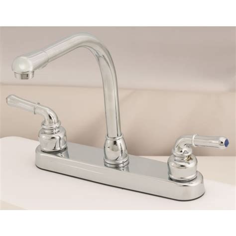 chrome rvmobile home kitchen faucet   rise spout teapot handles
