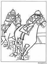 Paarden Kleurplaten Kleurplaat Horses Paard Pferde Rennen Malvorlagen Thoroughbred Equine Paardrijden Malvorlage Dieren Coloriages Racen Seabiscuit Coloringhome Met Topkleurplaat Cavallo sketch template