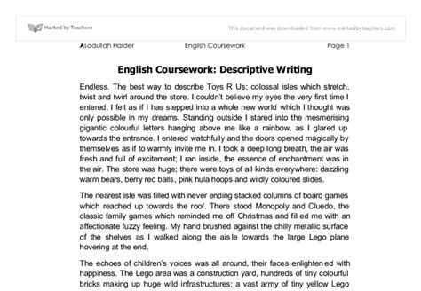 write descriptive essay chester howtowritethesisstatement