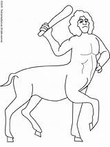 Centaur Coloring Pages sketch template