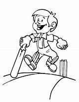 Batsman Happy Indiaparenting sketch template