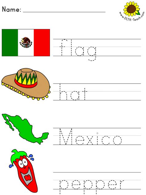 template mexico  kids mexico lesson mexico