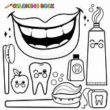 Hygiene Getdrawings Toothbrush Tooth Teeth Uteer sketch template