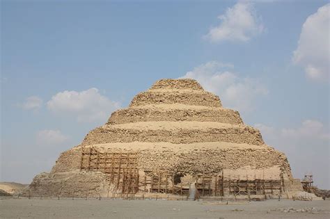 From Wikipedia Pyramid Of Djoser Architect Imhotep