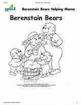 Pages Colouring House Bears Berenstain sketch template
