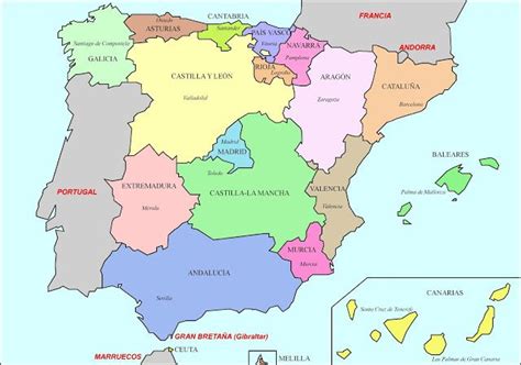 comunidades autónomas resuelto españa geografía y país vasco