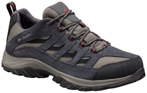 columbia crestwood waterproof hiking shoes  black  men lyst