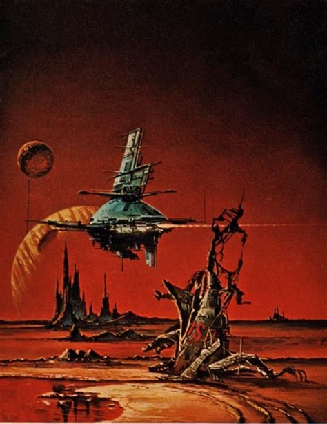70s sci fi art on twitter cover art by eddie jones for samuel r