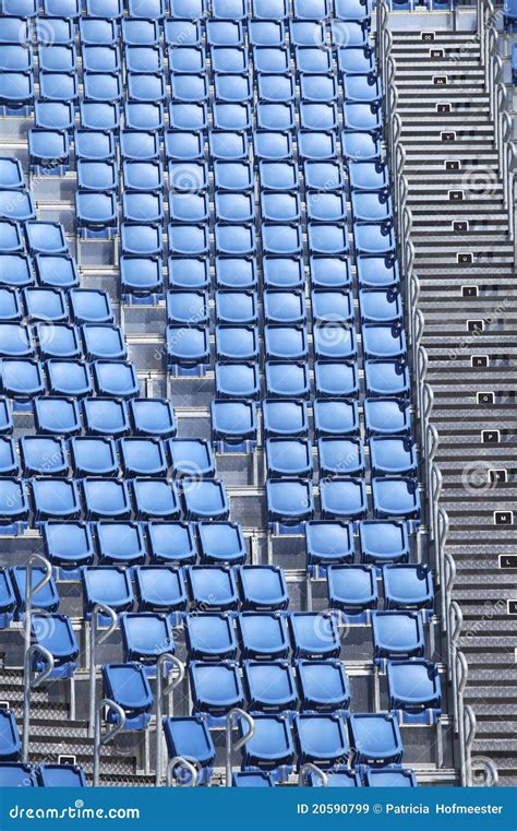 stadium seating stock image image  football grandstand
