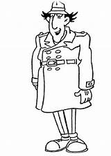 Inspector Malvorlage sketch template