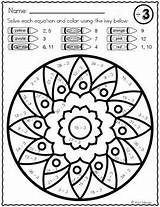 Division Color Number Mandala Coloring Pages Volume Preview sketch template