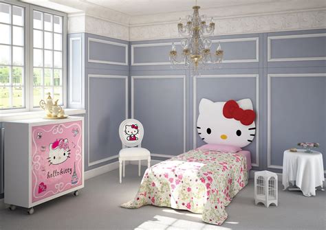 gray hello kitty bedroom room decor and design
